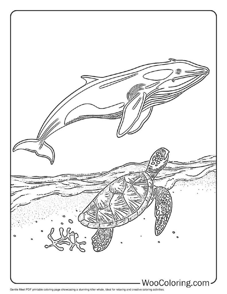 100  Killer Whale coloring pages  Free PDF To Print  - 1