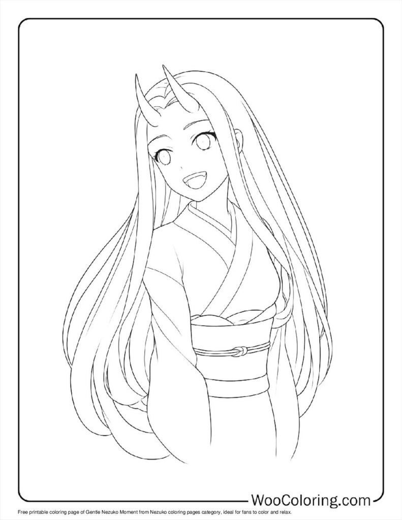 100  Nezuko coloring pages  Free PDF To Print  - 49