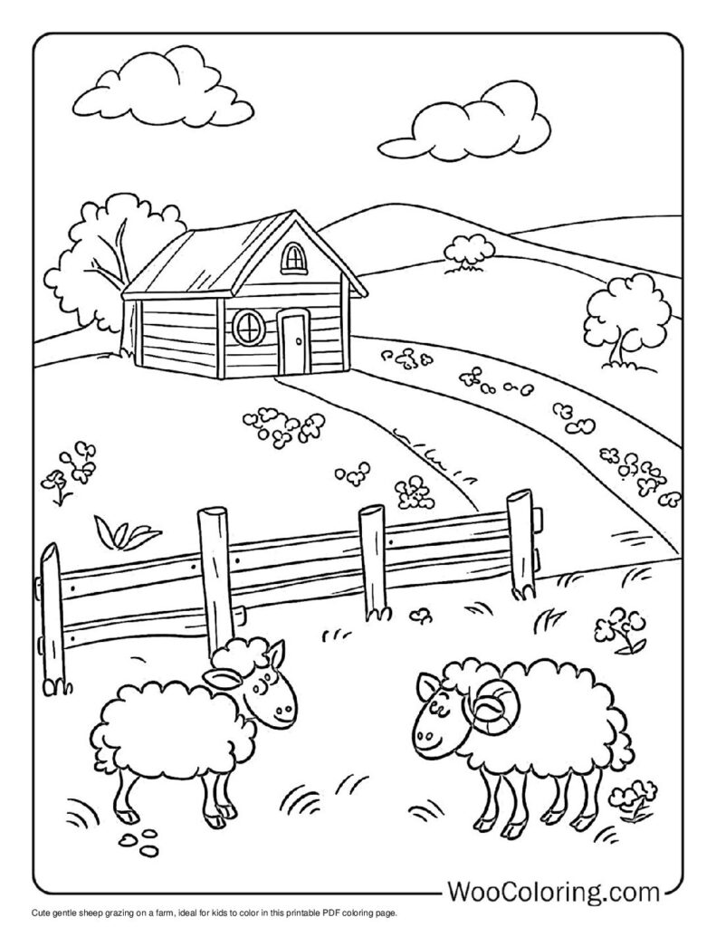 100  Farm coloring pages  Free PDF To Print  - 44