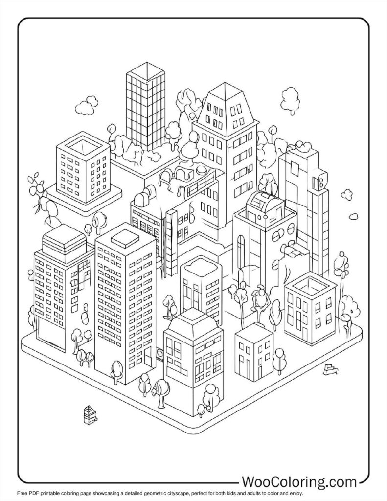 100  Geometric coloring pages  Free PDF To Print  - 45