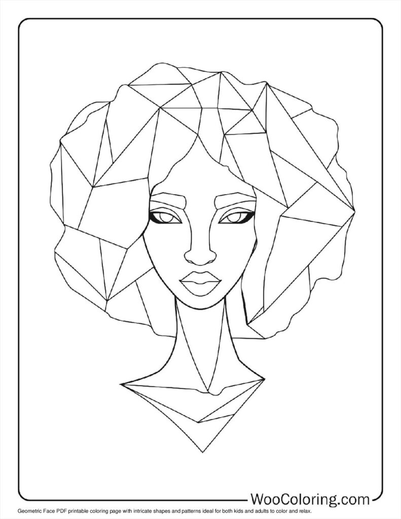 100  Geometric coloring pages  Free PDF To Print  - 89