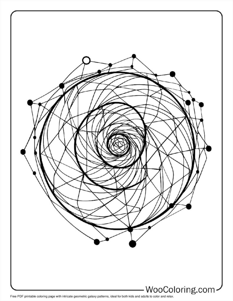 100  Geometric coloring pages  Free PDF To Print  - 96