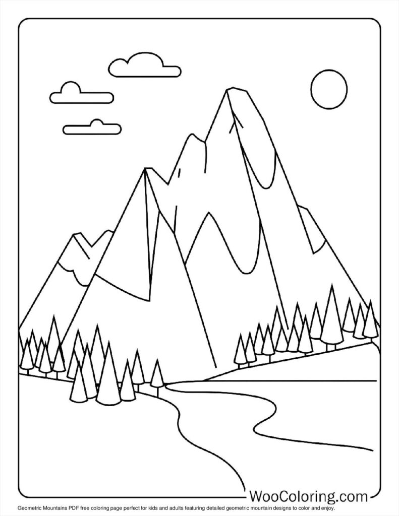 100  Geometric coloring pages  Free PDF To Print  - 67