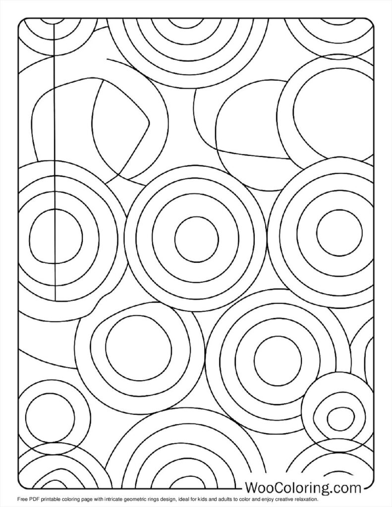 100  Geometric coloring pages  Free PDF To Print  - 45