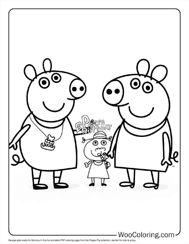 100  Peppa Pig coloring pages  Free PDF To Print  - 45