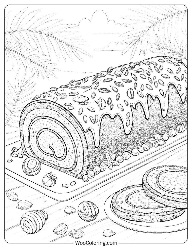 36 Cake Coloring Pages  Free PDF To Print  - 9