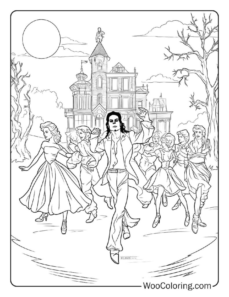 100  Michael Jackson coloring pages  Free PDF To Print  - 26