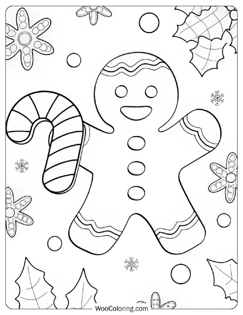 1 500 Christmas Coloring Pages  Free PDF To Print  - 21