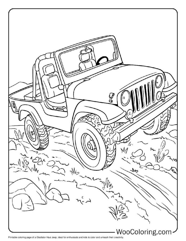 100  Jeep coloring pages  Free PDF To Print  - 62