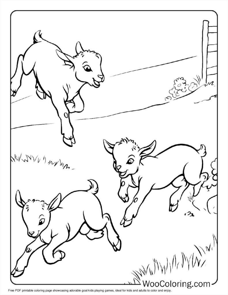 100  Goat coloring pages  Free PDF To Print  - 81