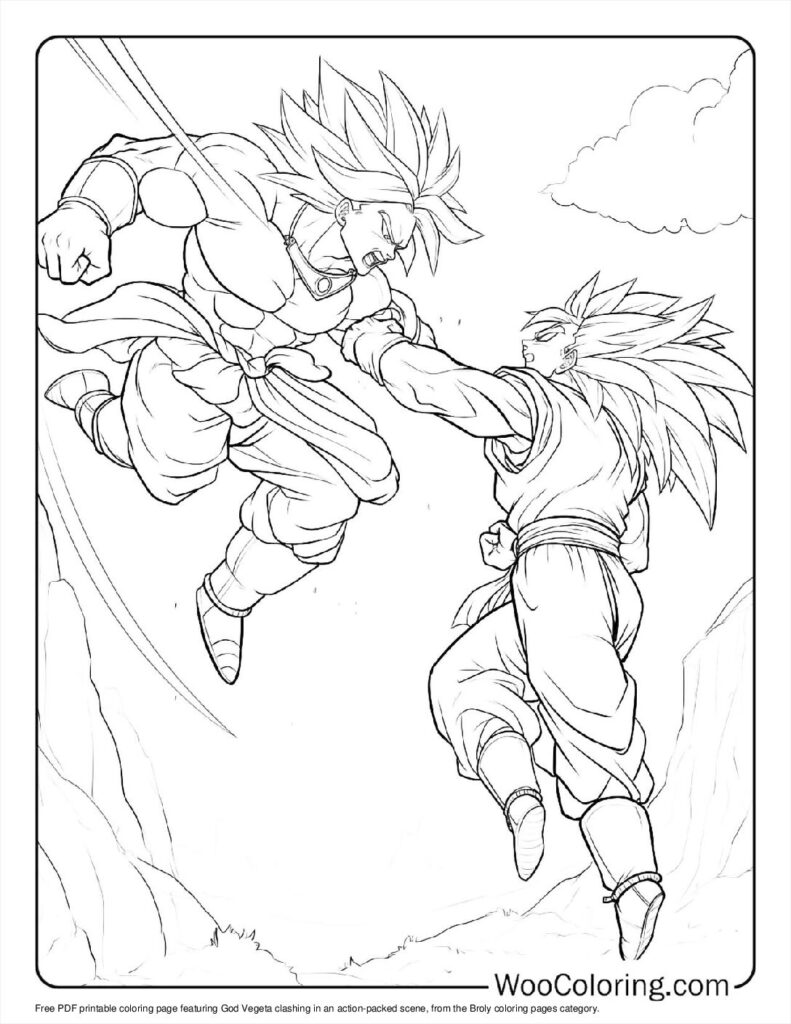 100  Broly coloring pages  Free PDF To Print  - 46
