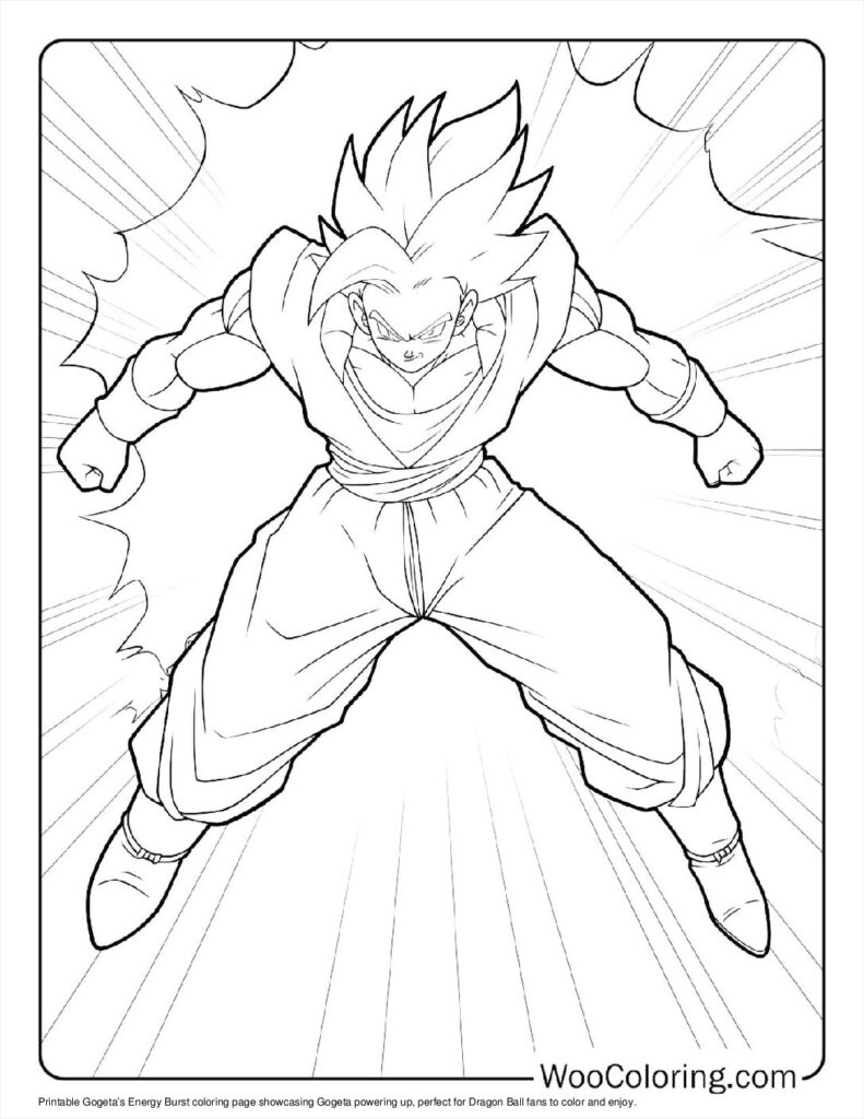 100  Gogeta coloring pages  Free PDF To Print  - 88