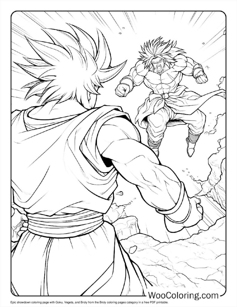 100  Broly coloring pages  Free PDF To Print  - 18