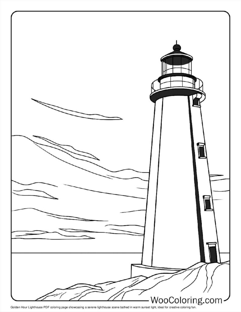 100 Lighthouse coloring pages Free PDF To Print - 16