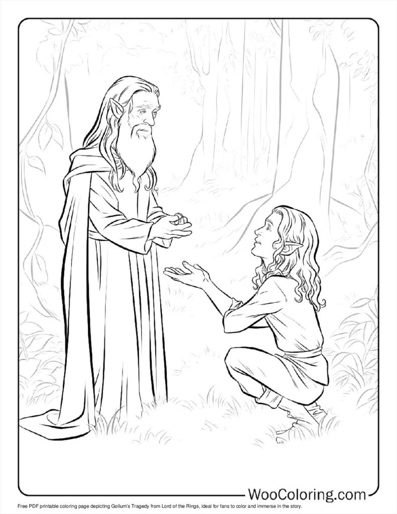 100  Lord Of The Rings coloring pages  Free PDF To Print  - 89