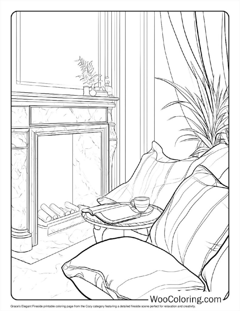 100  Cozy coloring pages  Free PDF To Print  - 67