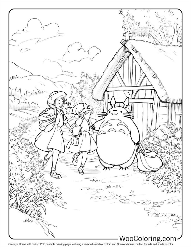 100  Totoro coloring pages  Free PDF To Print  - 27
