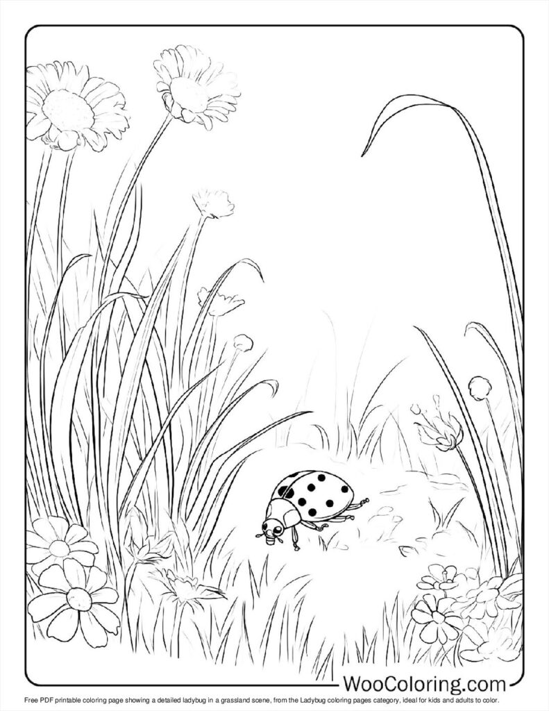 100  Ladybug coloring pages  Free PDF To Print  - 12