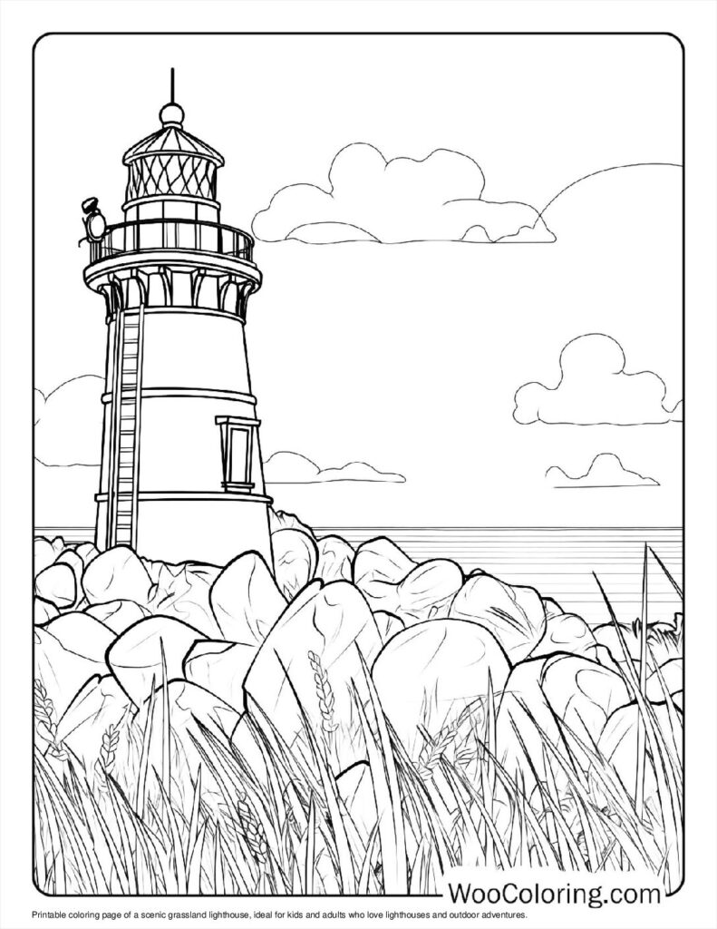 100 Lighthouse coloring pages Free PDF To Print - 7