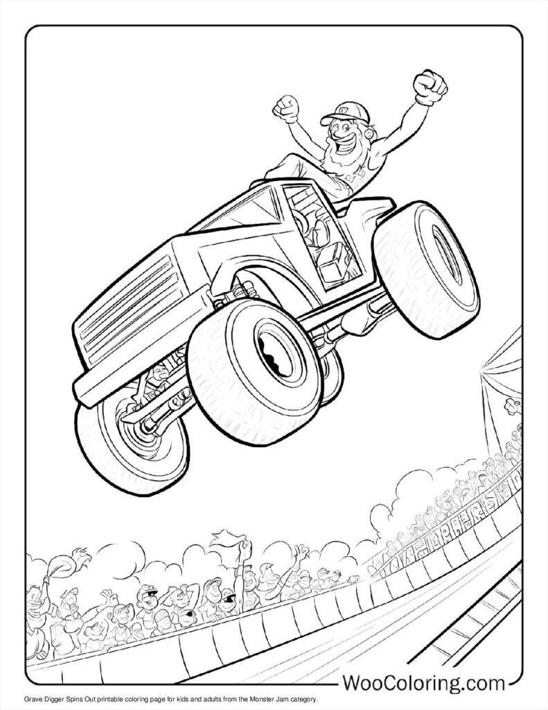 100  Monster Jam coloring pages  Free PDF To Print  - 50