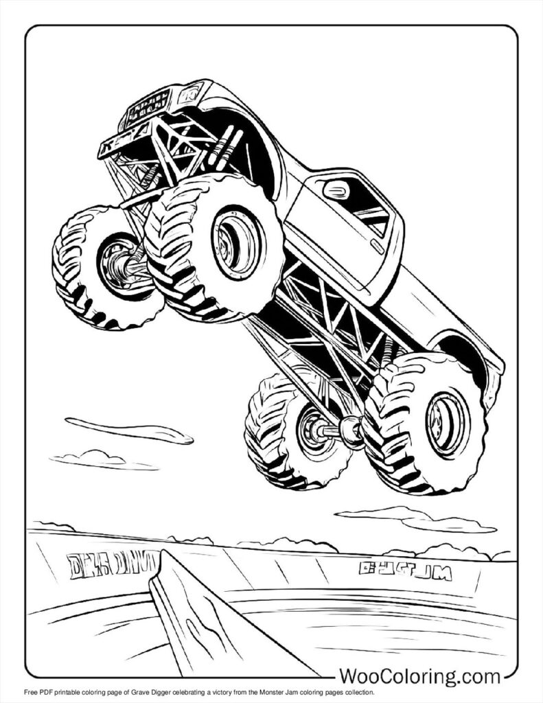 100  Monster Jam coloring pages  Free PDF To Print  - 80