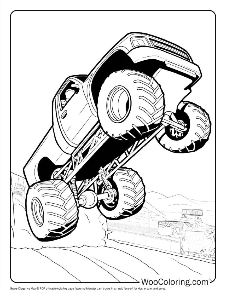 100  Monster Jam coloring pages  Free PDF To Print  - 61