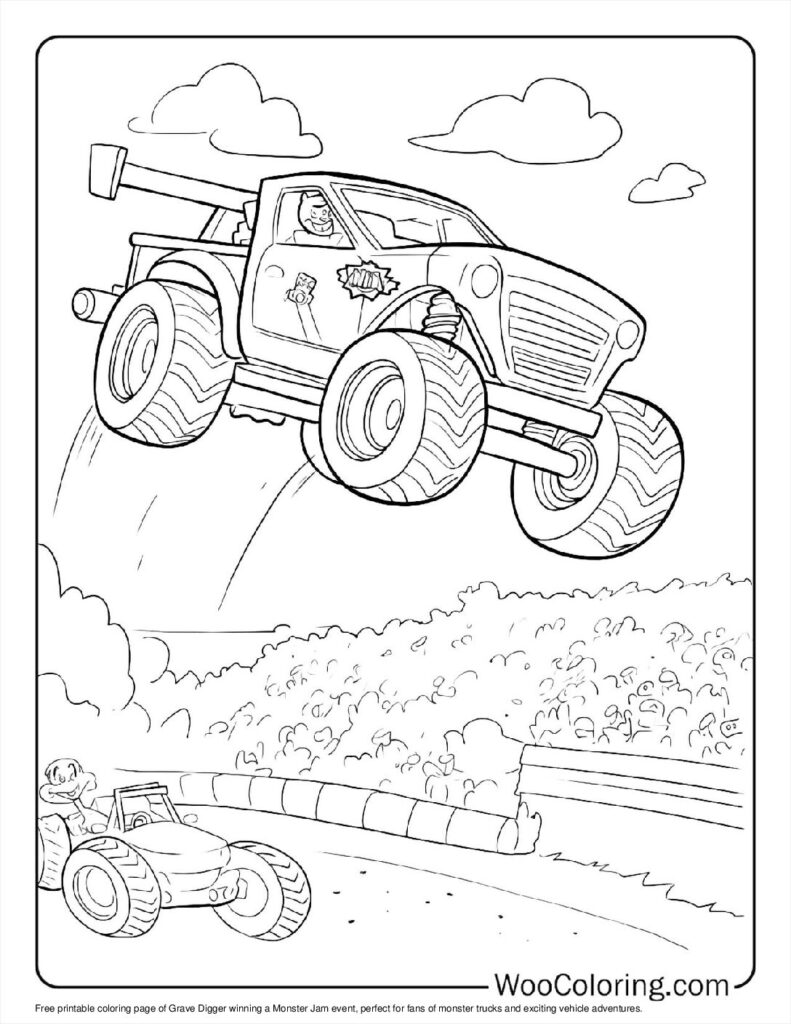 100  Monster Jam coloring pages  Free PDF To Print  - 56