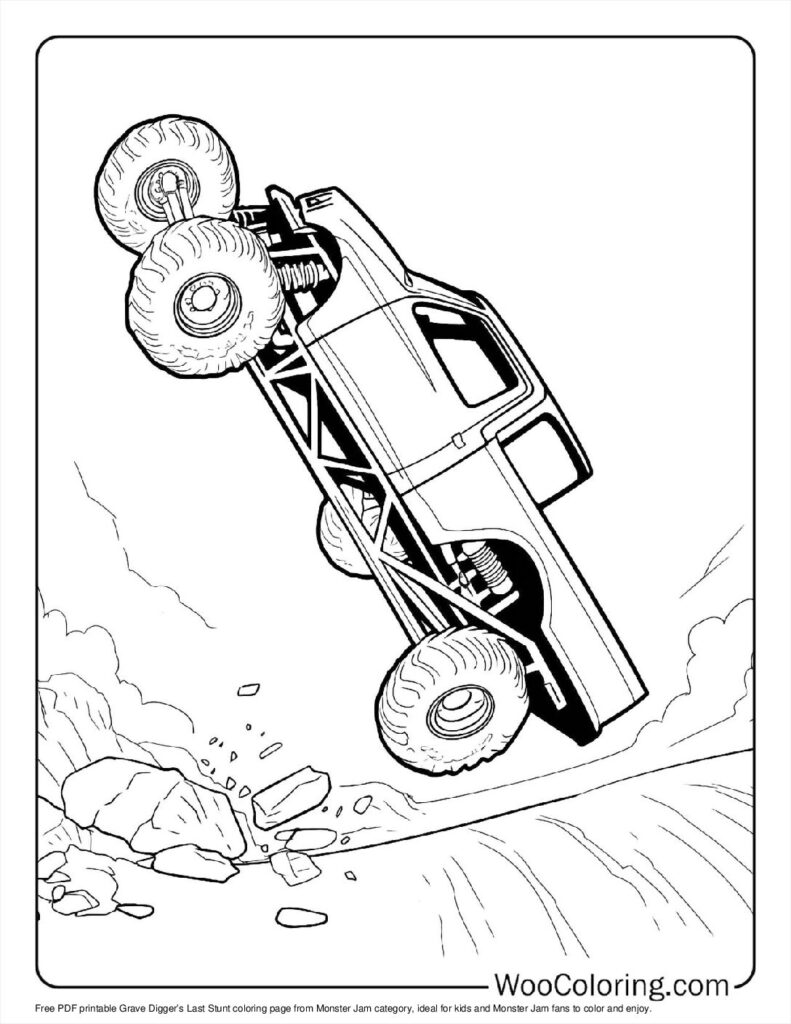 100  Monster Jam coloring pages  Free PDF To Print  - 54