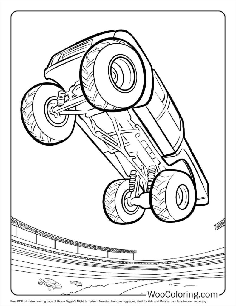 100  Monster Jam coloring pages  Free PDF To Print  - 47