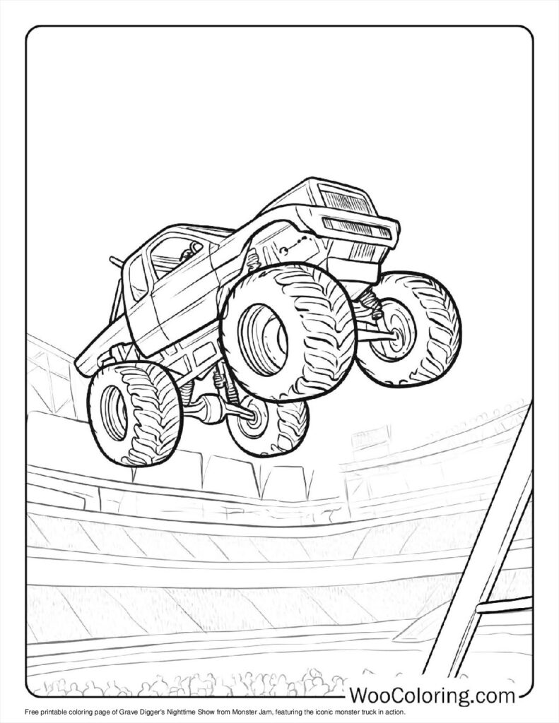 100  Monster Jam coloring pages  Free PDF To Print  - 52
