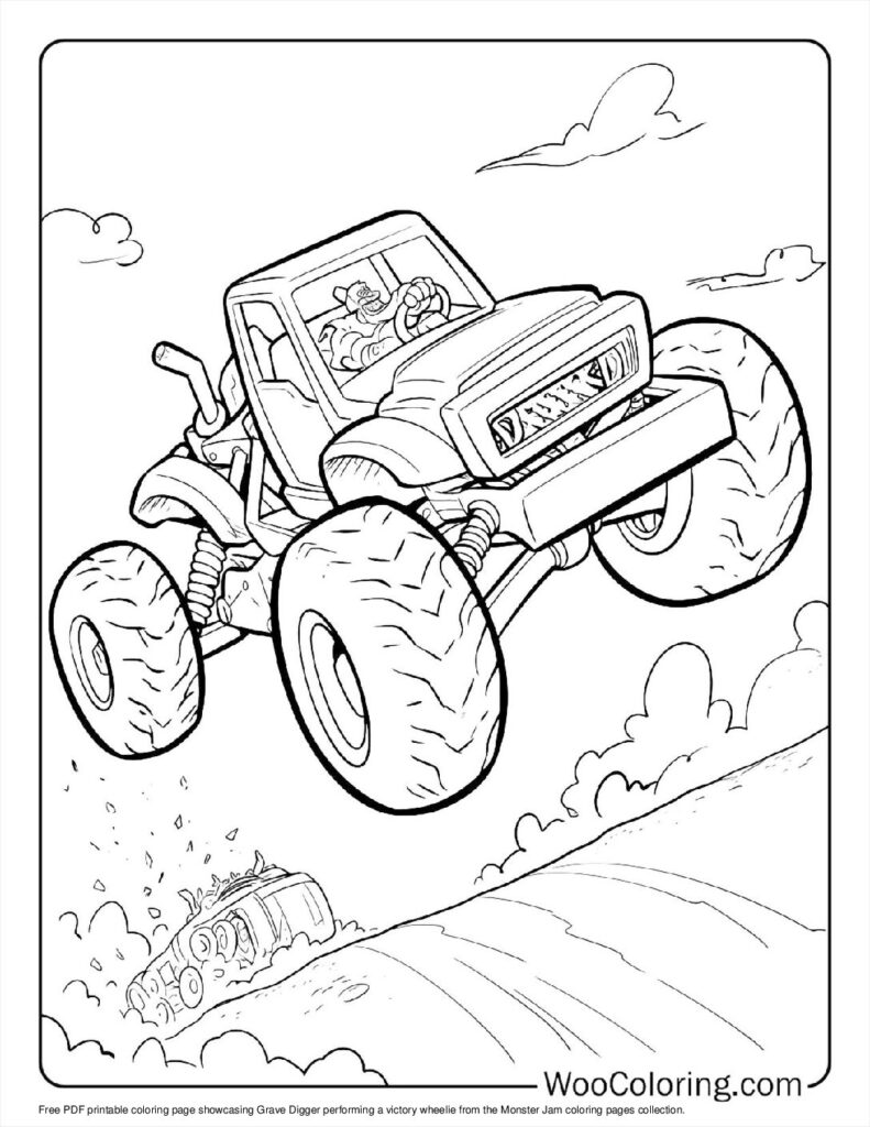 100  Monster Jam coloring pages  Free PDF To Print  - 2
