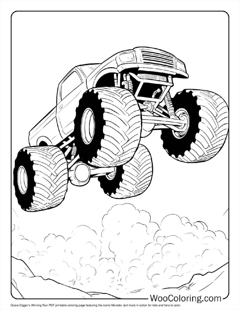100  Monster Jam coloring pages  Free PDF To Print  - 23