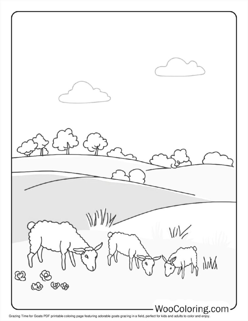 100  Goat coloring pages  Free PDF To Print  - 25