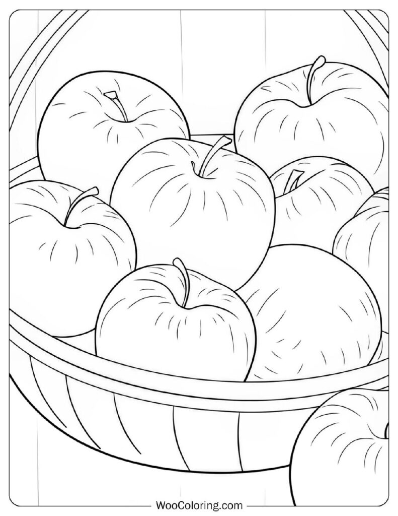 28 Apple Coloring Pages  Free PDF To Print  - 86