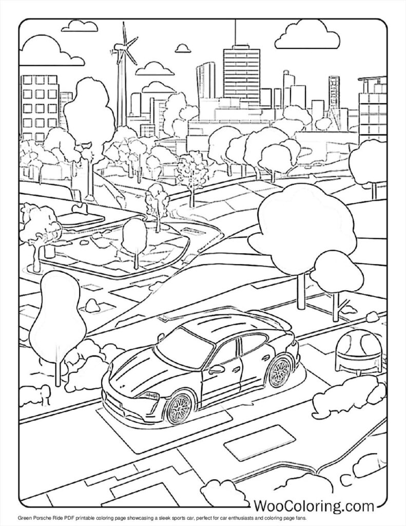 100  Porsche coloring pages  Free PDF To Print  - 46