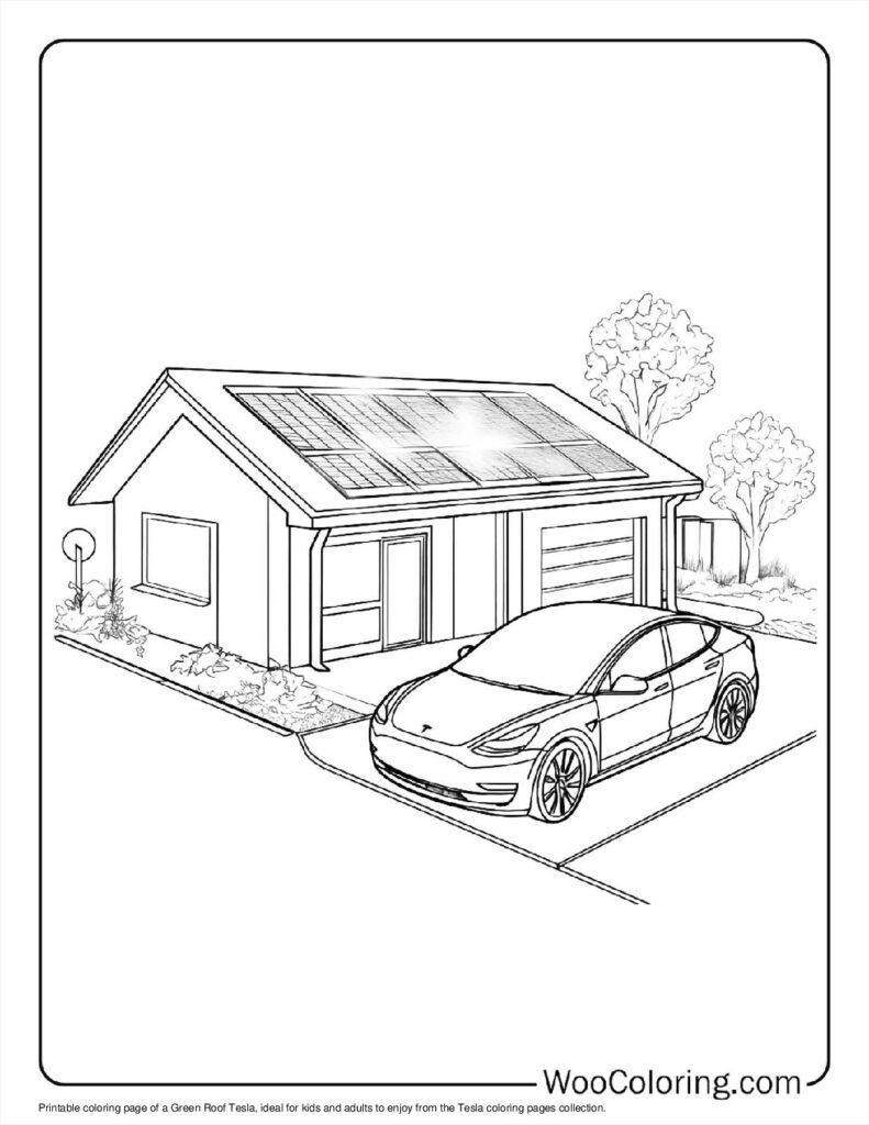 Green Roof Tesla