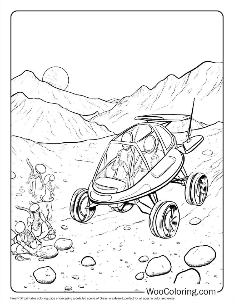 100  Alien coloring pages  Free PDF To Print  - 85