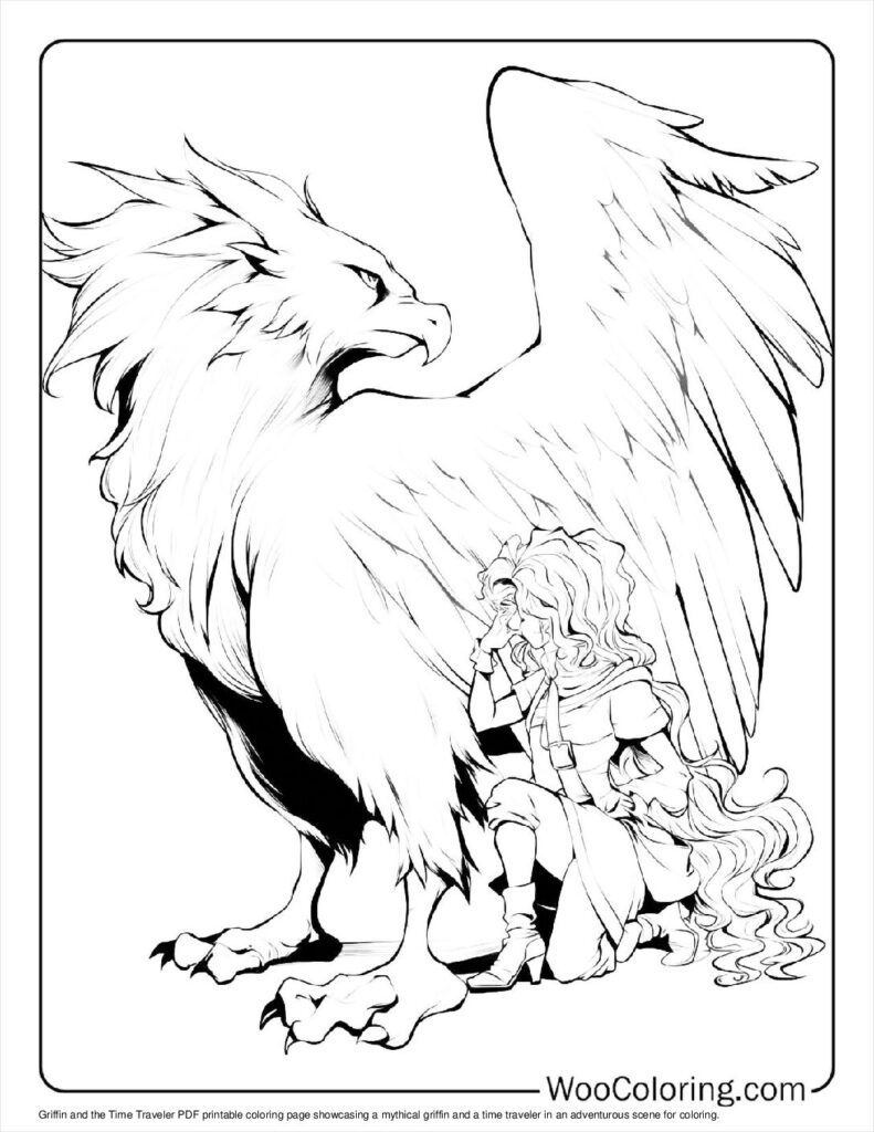 100  Griffin coloring pages  Free PDF To Print  - 20