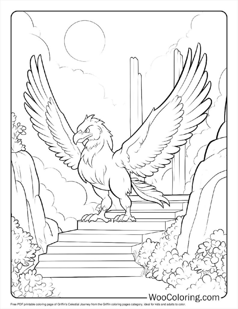 100  Griffin coloring pages  Free PDF To Print  - 35