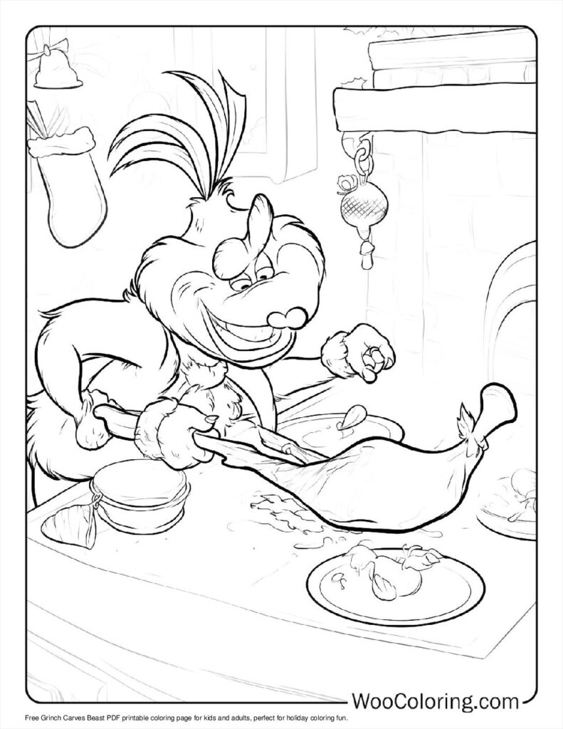 100  Grinch coloring pages  Free PDF To Print  - 2