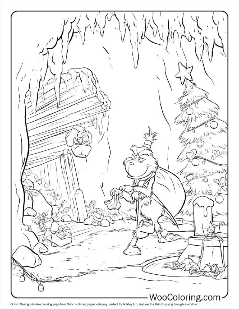 100  Grinch coloring pages  Free PDF To Print  - 72