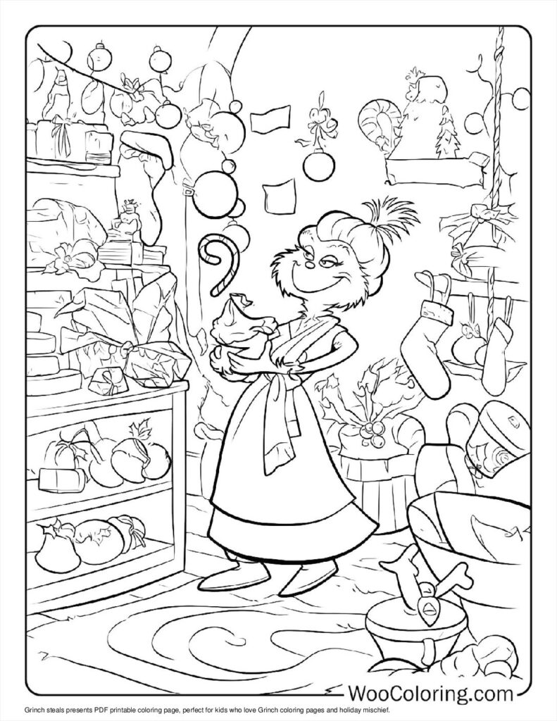100  Grinch coloring pages  Free PDF To Print  - 86