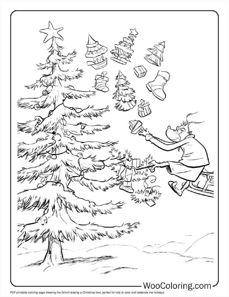 100  Grinch coloring pages  Free PDF To Print  - 20