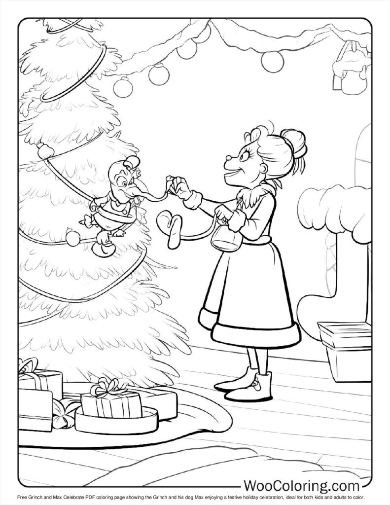 100  Grinch coloring pages  Free PDF To Print  - 92