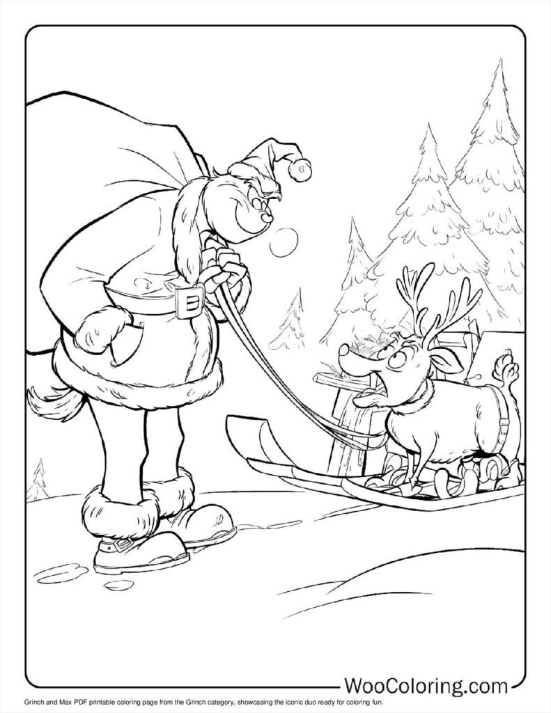 100  Grinch coloring pages  Free PDF To Print  - 75