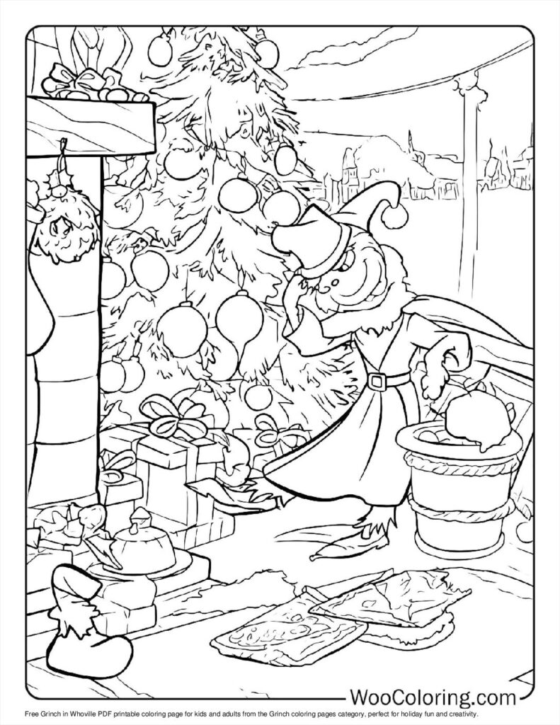 100  Grinch coloring pages  Free PDF To Print  - 67