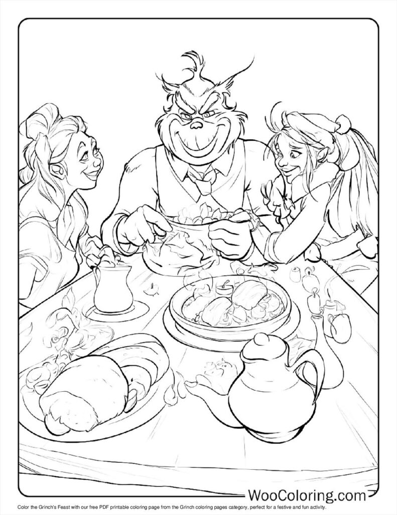 100  Grinch coloring pages  Free PDF To Print  - 77