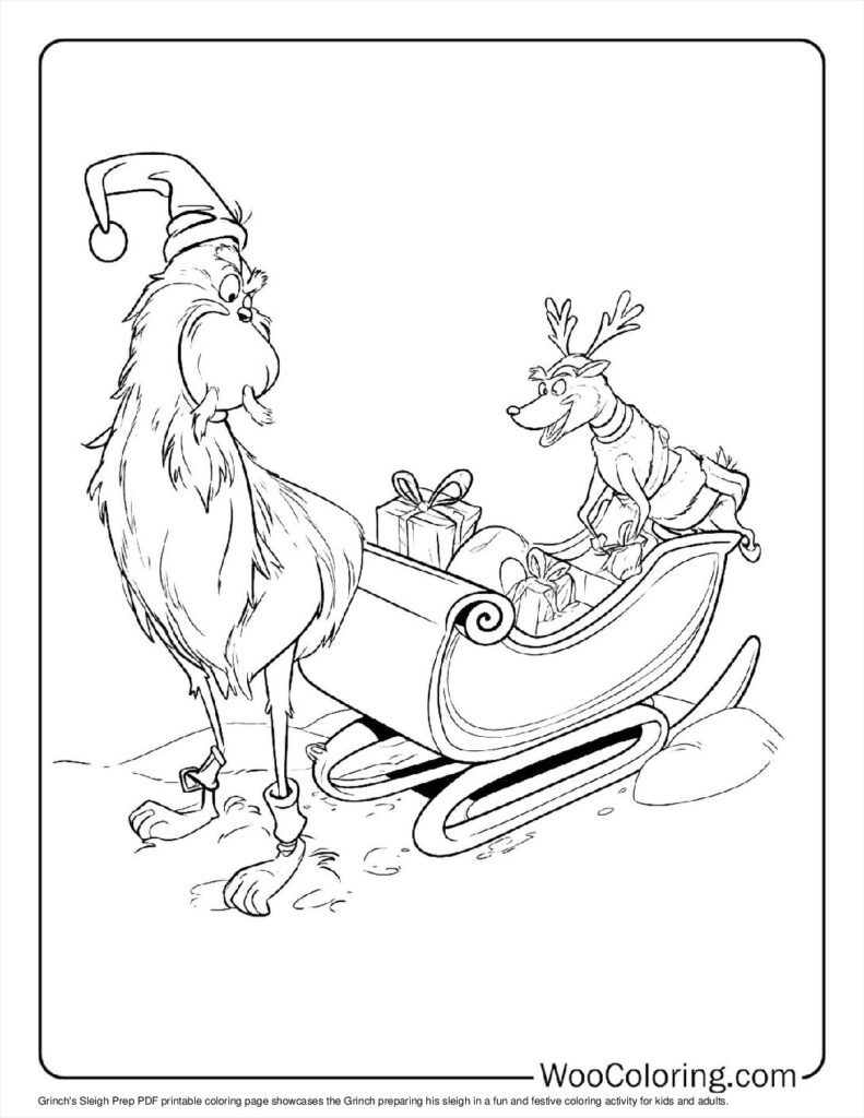 100  Grinch coloring pages  Free PDF To Print  - 91