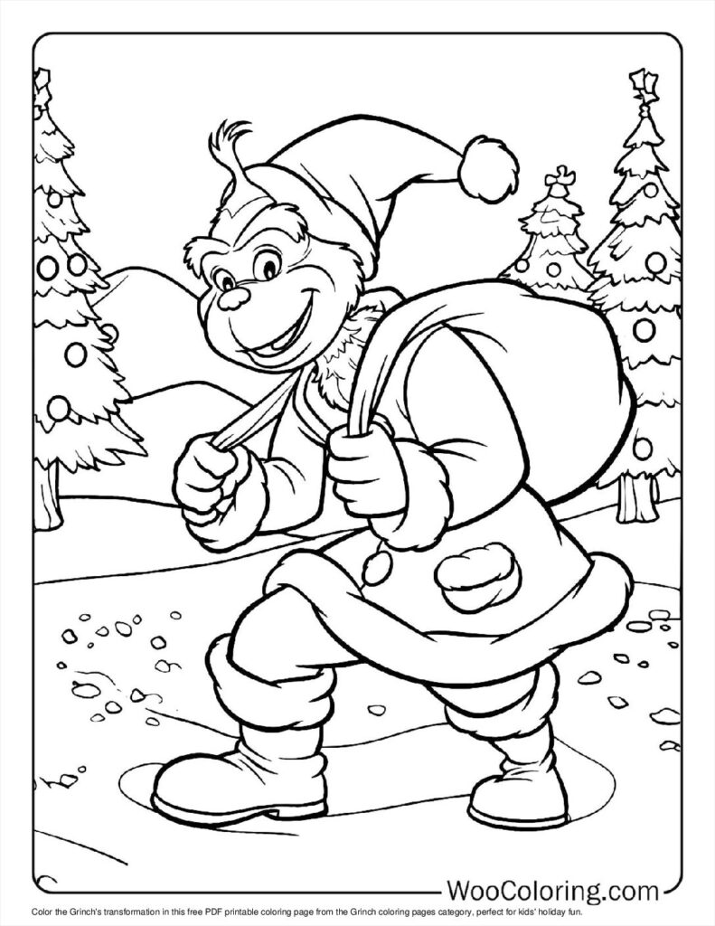 100  Grinch coloring pages  Free PDF To Print  - 9