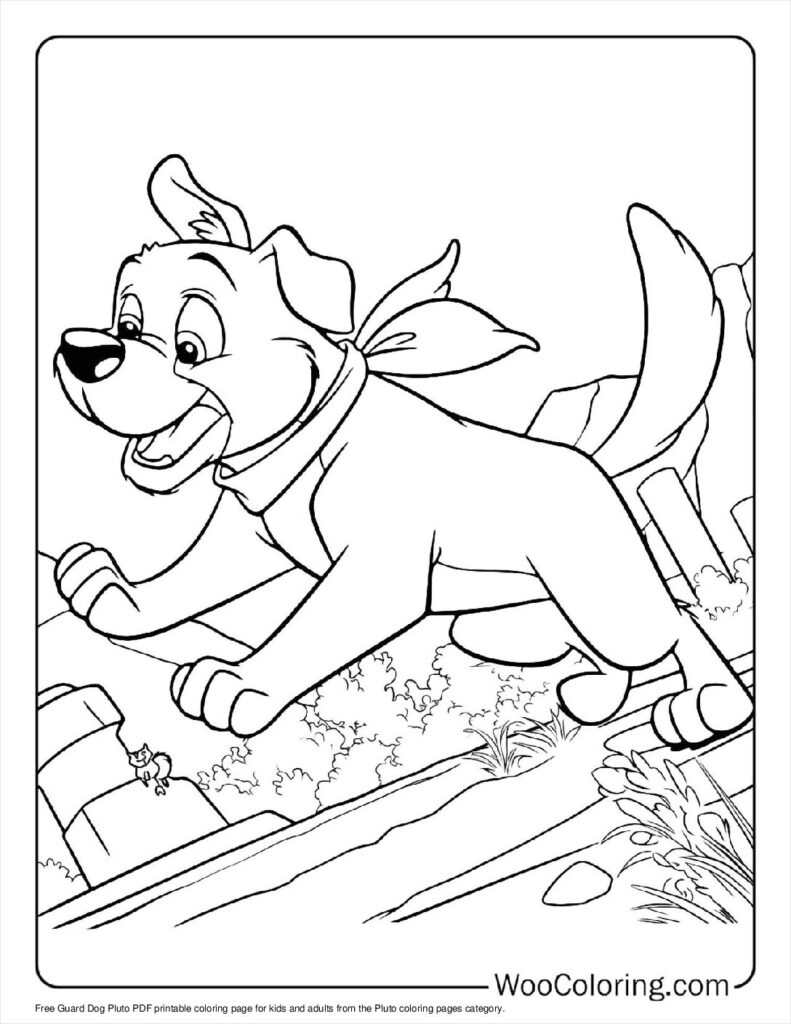 100  Pluto coloring pages  Free PDF To Print  - 33